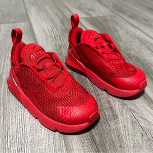 Nike Air Max 270 Red Toddler Size C9